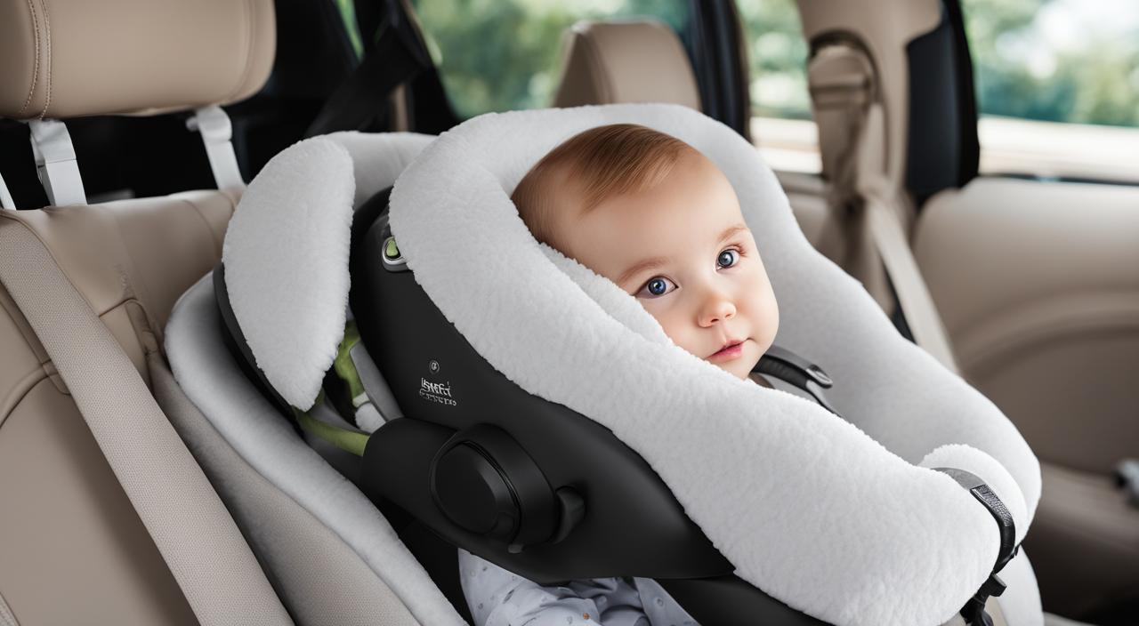 Pode usar almofada no bebê conforto