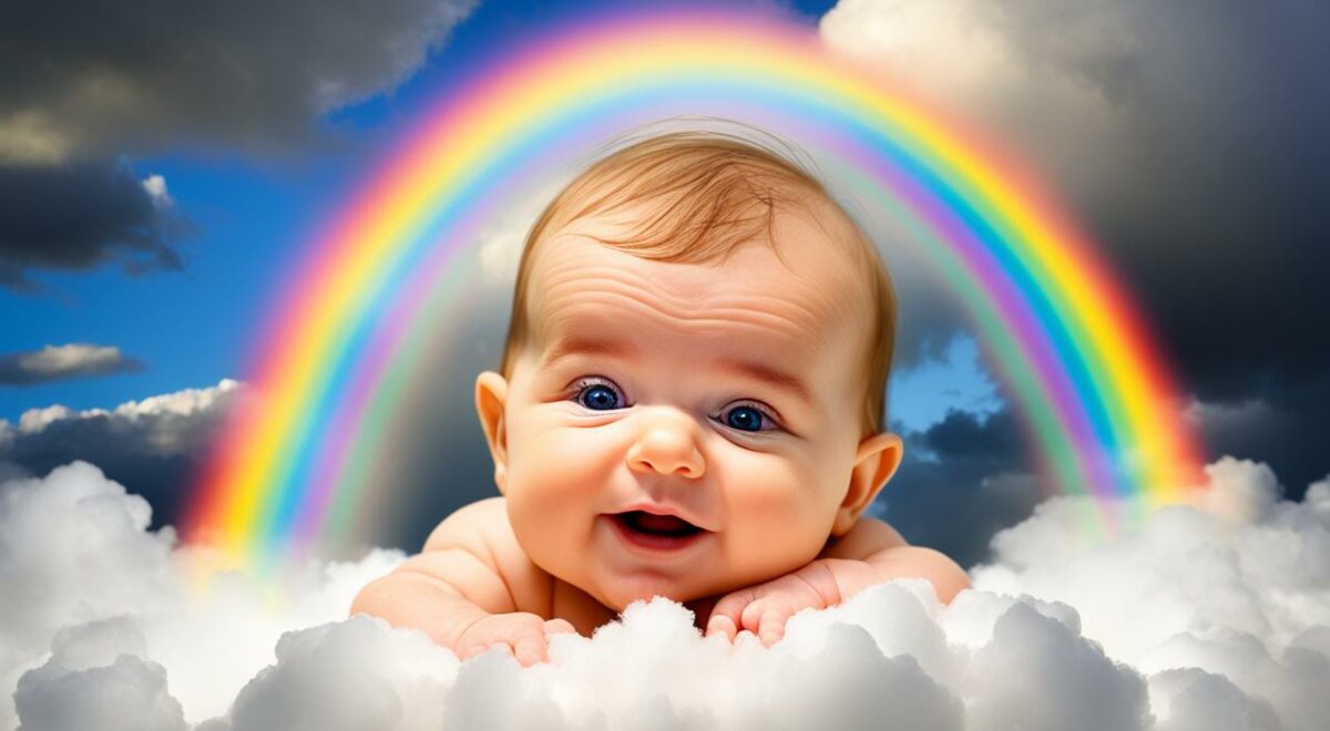 bebê arco-íris