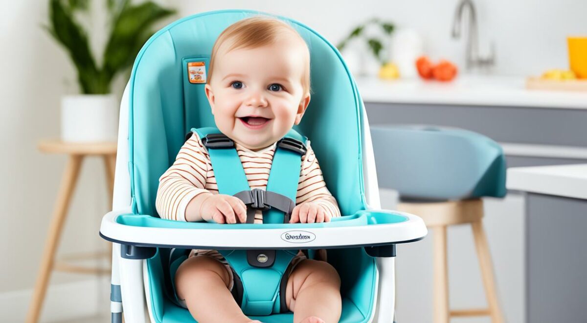 cadeira de alimentação para bebê segura