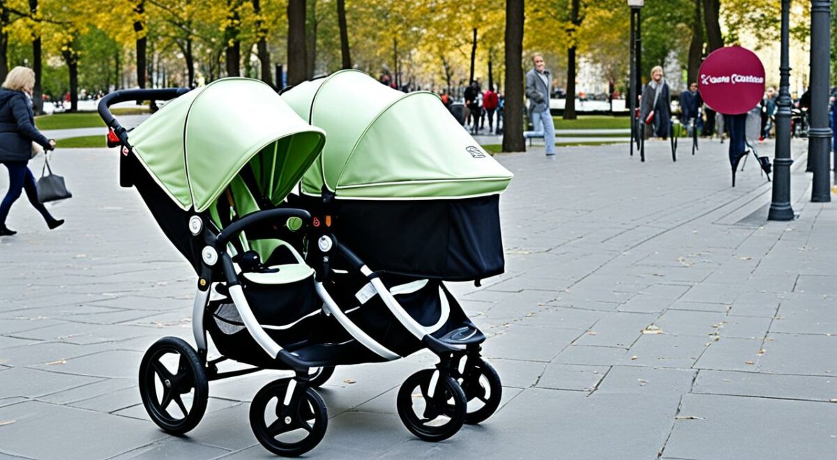 carrinho de bebê gêmeos barato